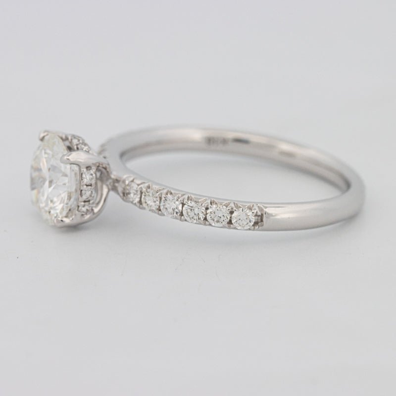 1 CT Under - Halo Brilliant Cut Pavé Solitaire (LG) - ZIZOV DIAMONDS