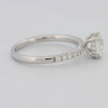 1 CT Under - Halo Brilliant Cut Pavé Solitaire (LG) - ZIZOV DIAMONDS