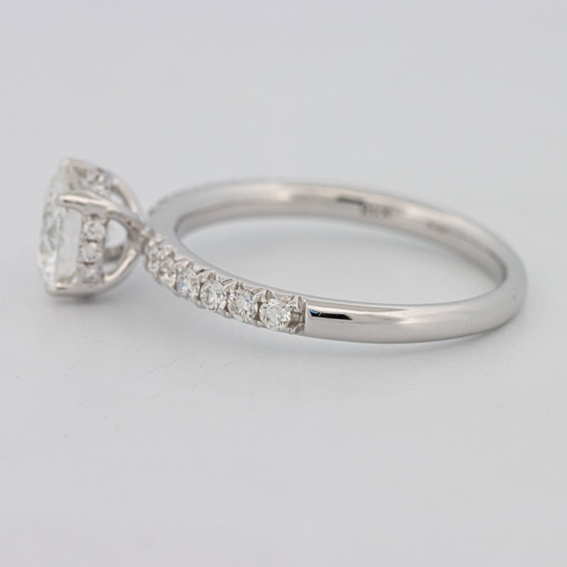 1 CT Under - Halo Brilliant Cut Pavé Solitaire (LG) - ZIZOV DIAMONDS