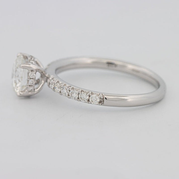 1 CT Under - Halo Brilliant Cut Pavé Solitaire (LG) - ZIZOV DIAMONDS