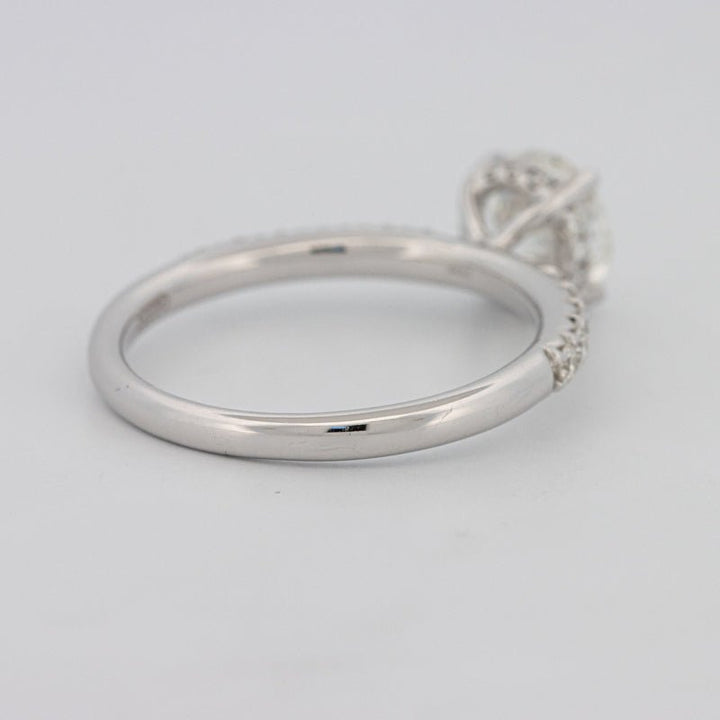 1 CT Under - Halo Brilliant Cut Pavé Solitaire (LG) - ZIZOV DIAMONDS