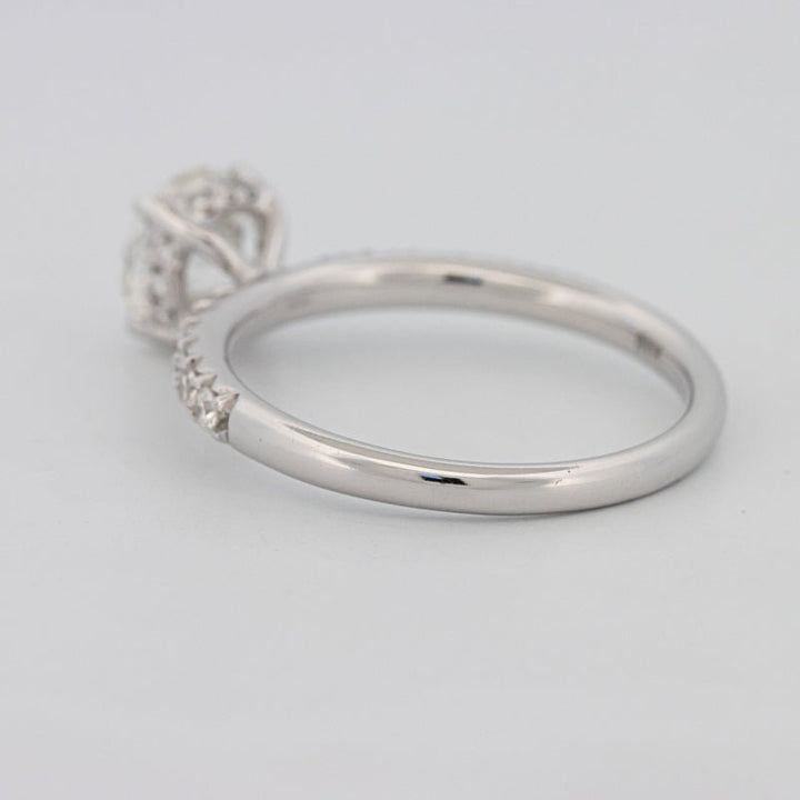 1 CT Under - Halo Brilliant Cut Pavé Solitaire (LG) - ZIZOV DIAMONDS