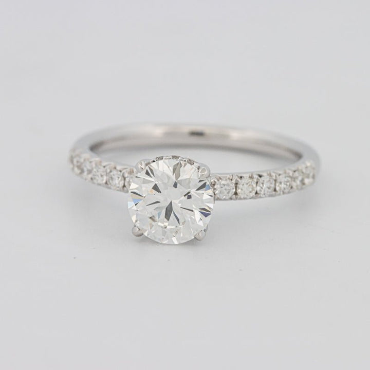 1 CT Under - Halo Brilliant Cut Pavé Solitaire (LG) - ZIZOV DIAMONDS