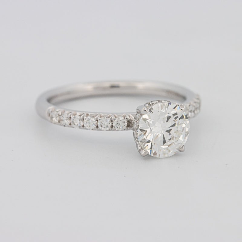 1 CT Under - Halo Brilliant Cut Pavé Solitaire (LG) - ZIZOV DIAMONDS