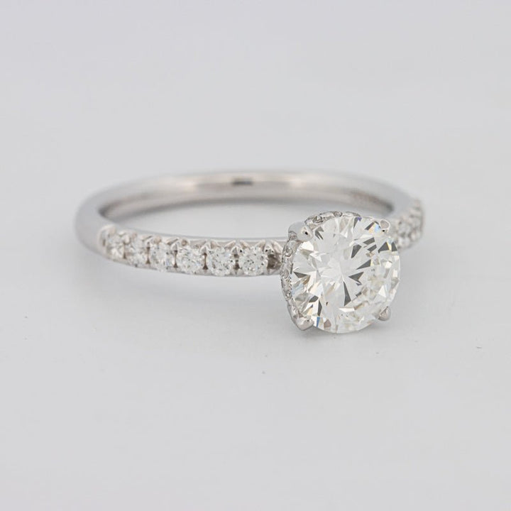 1 CT Under - Halo Brilliant Cut Pavé Solitaire (LG) - ZIZOV DIAMONDS