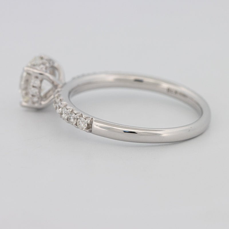 1 CT Under - Halo Brilliant Cut Pavé Solitaire (LG) - ZIZOV DIAMONDS