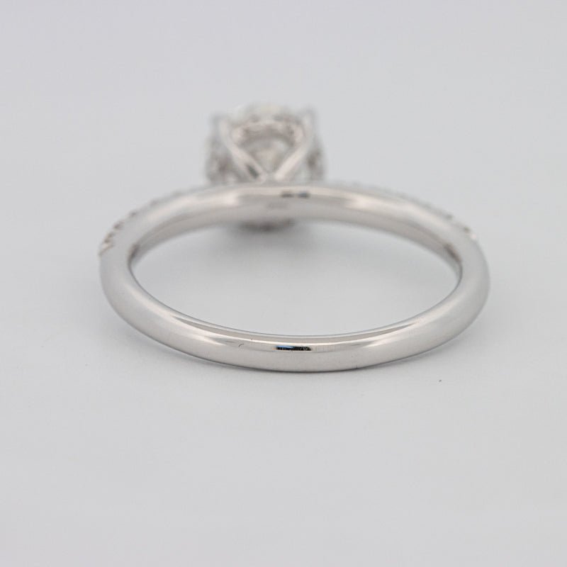 1 CT Under - Halo Brilliant Cut Pavé Solitaire (LG) - ZIZOV DIAMONDS
