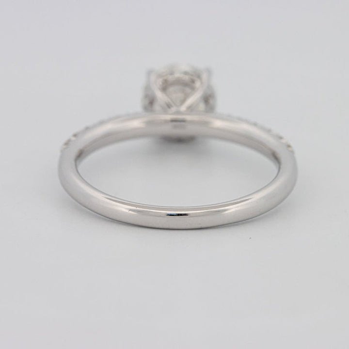 1 CT Under - Halo Brilliant Cut Pavé Solitaire (LG) - ZIZOV DIAMONDS