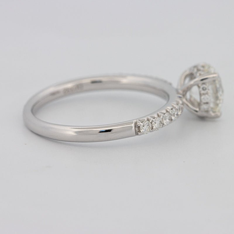 1 CT Under - Halo Brilliant Cut Pavé Solitaire (LG) - ZIZOV DIAMONDS