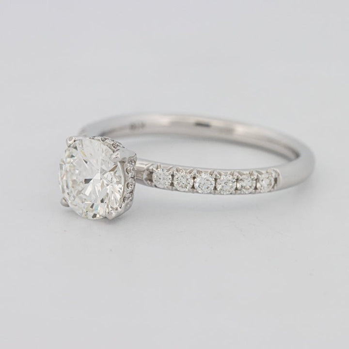 1 CT Under - Halo Brilliant Cut Pavé Solitaire (LG) - ZIZOV DIAMONDS