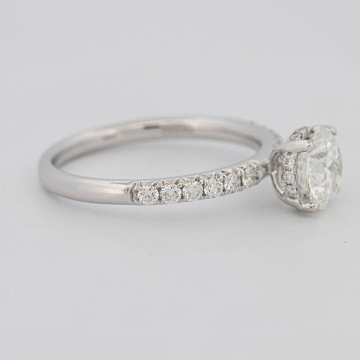 1 CT Under - Halo Brilliant Cut Pavé Solitaire (LG) - ZIZOV DIAMONDS
