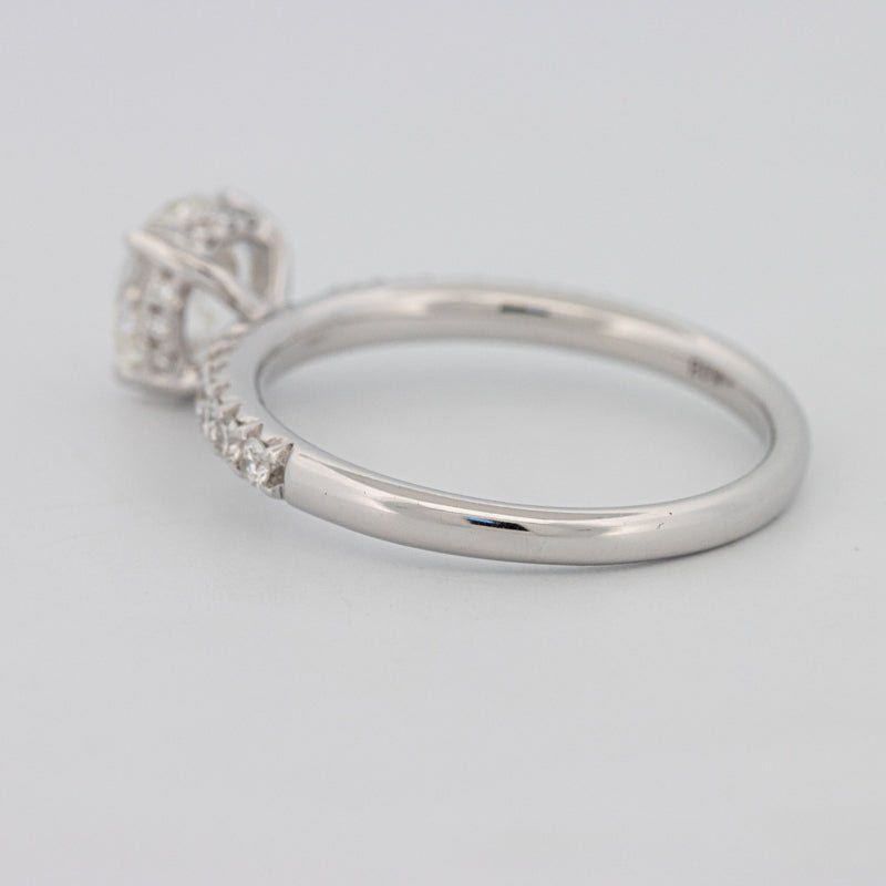 1 CT Under - Halo Brilliant Cut Pavé Solitaire (LG) - ZIZOV DIAMONDS