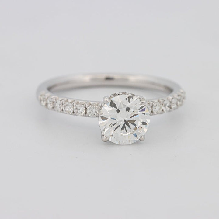 1 CT Under - Halo Brilliant Cut Pavé Solitaire (LG) - ZIZOV DIAMONDS