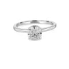 1 CT Under - Halo Round Solitaire - ZIZOV DIAMONDS