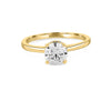 1 CT Under - Halo Round Solitaire - ZIZOV DIAMONDS