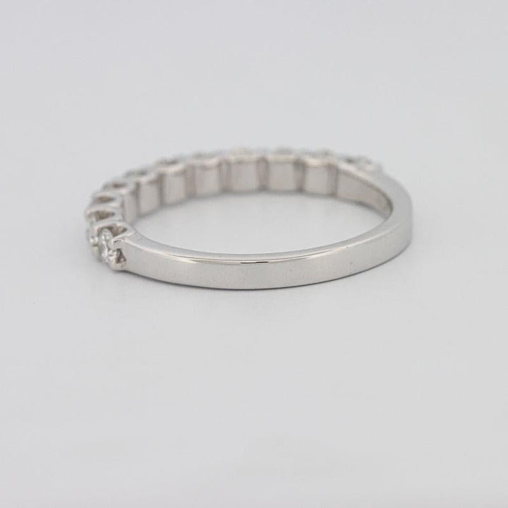 11 Half Round Floating Eternity band - ZIZOV DIAMONDS