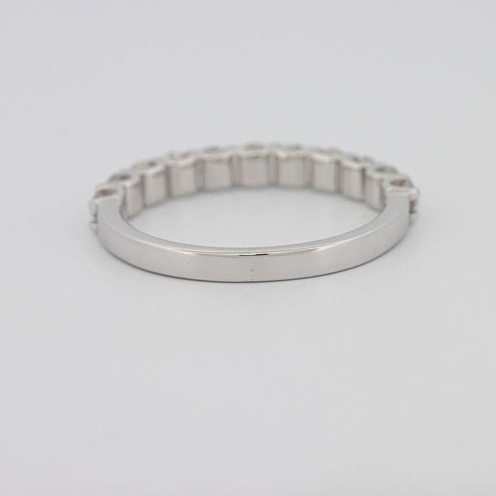 11 Half Round Floating Eternity band - ZIZOV DIAMONDS