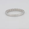 11 Half Round Floating Eternity band - ZIZOV DIAMONDS