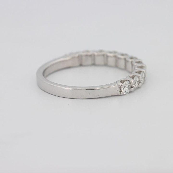 11 Half Round Floating Eternity band - ZIZOV DIAMONDS