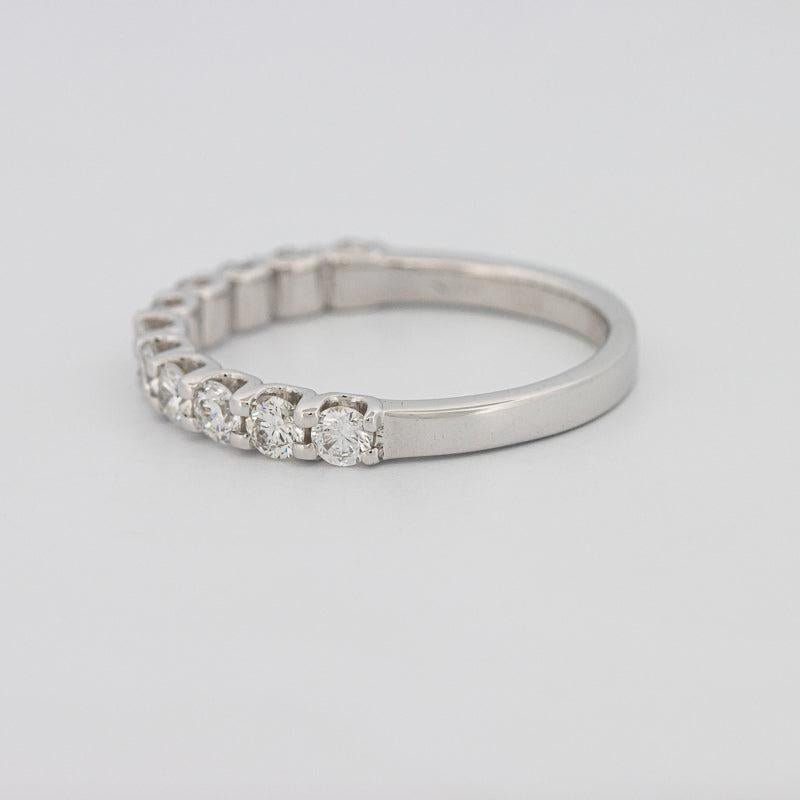 11 Half Round Floating Eternity band - ZIZOV DIAMONDS
