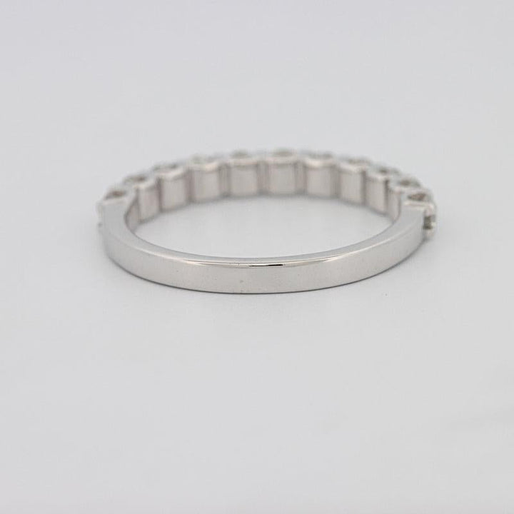 11 Half Round Floating Eternity band - ZIZOV DIAMONDS