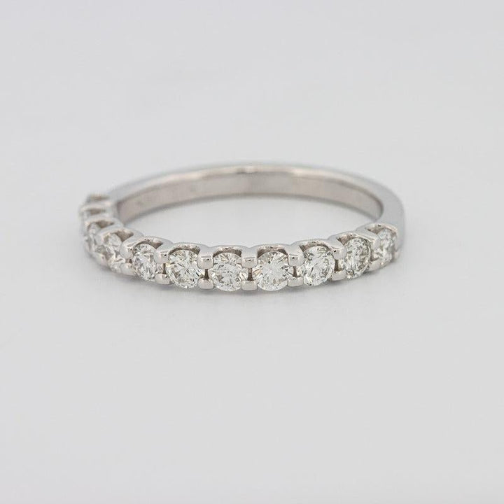 11 Half Round Floating Eternity band - ZIZOV DIAMONDS