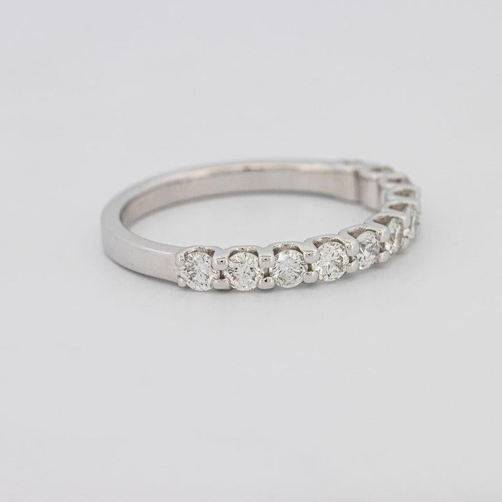 11 Half Round Floating Eternity band - ZIZOV DIAMONDS
