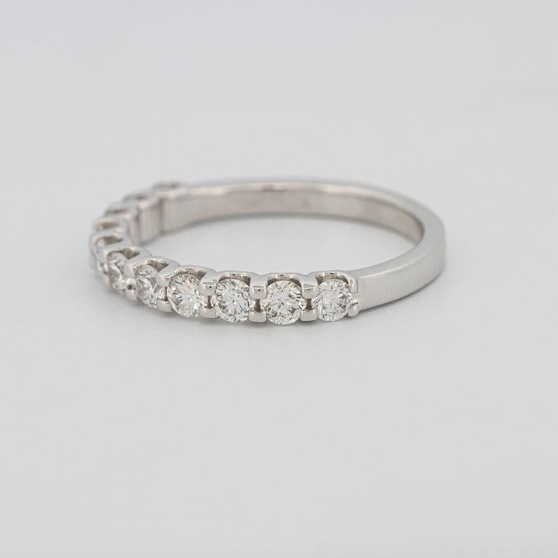 11 Half Round Floating Eternity band - ZIZOV DIAMONDS