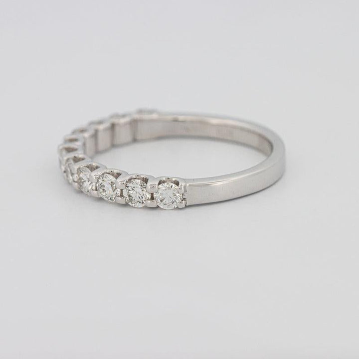 11 Half Round Floating Eternity band - ZIZOV DIAMONDS