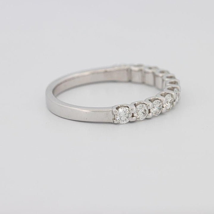 11 Half Round Floating Eternity band - ZIZOV DIAMONDS