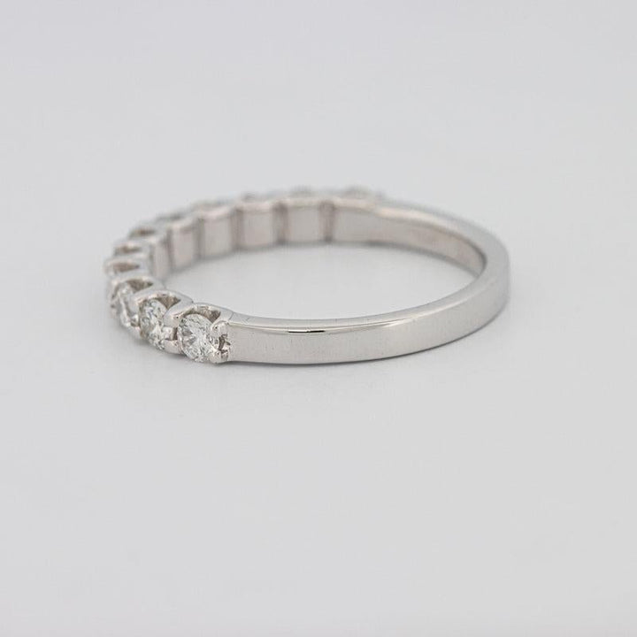 11 Half Round Floating Eternity band - ZIZOV DIAMONDS