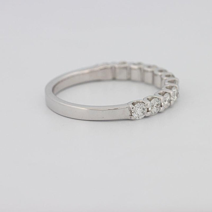 11 Half Round Floating Eternity band - ZIZOV DIAMONDS
