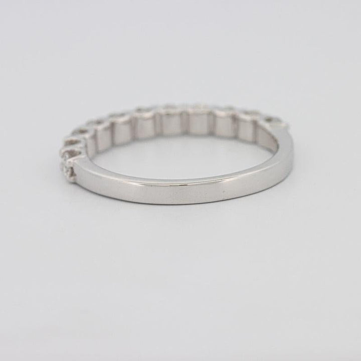 11 Half Round Floating Eternity band - ZIZOV DIAMONDS
