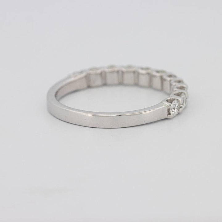 11 Half Round Floating Eternity band - ZIZOV DIAMONDS