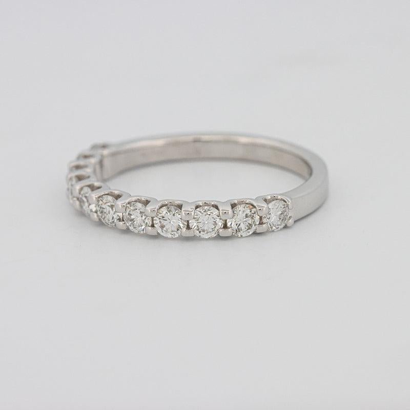 11 Half Round Floating Eternity band - ZIZOV DIAMONDS