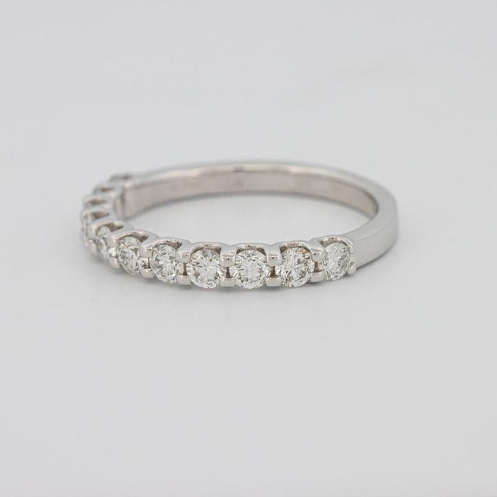 11 Half Round Floating Eternity band - ZIZOV DIAMONDS