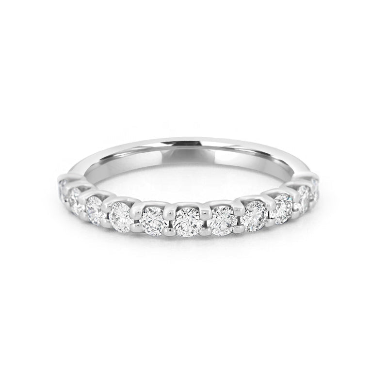 11 Half Round Floating Eternity band - ZIZOV DIAMONDS
