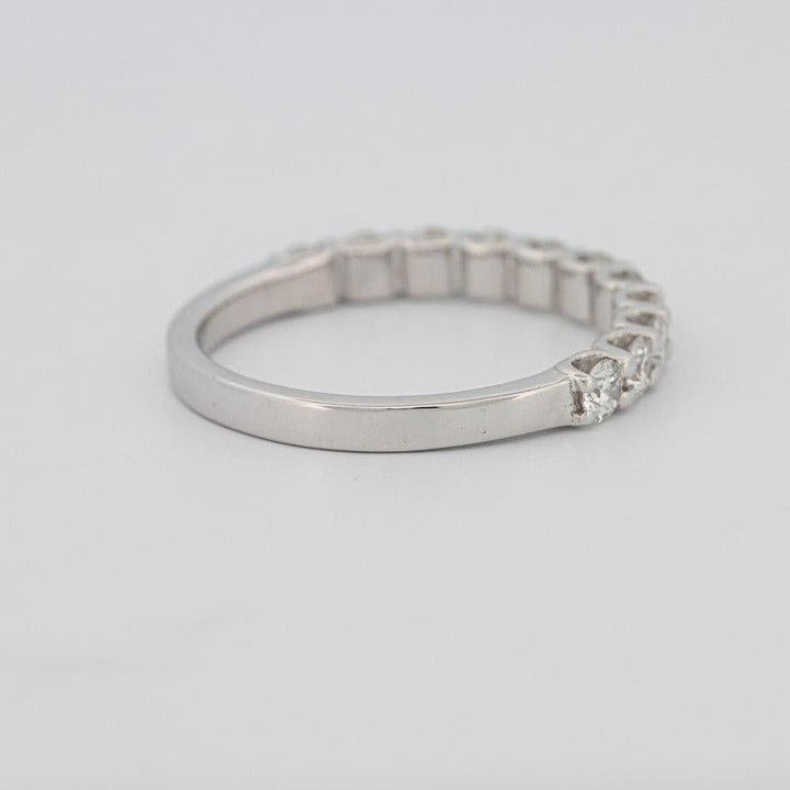 11 Half Round Floating Eternity band - ZIZOV DIAMONDS