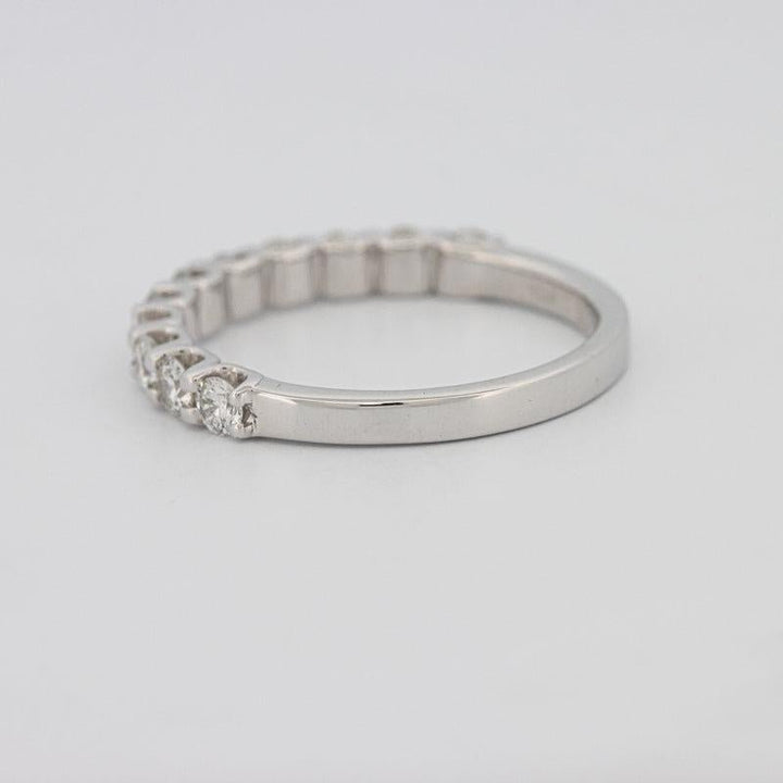 11 Half Round Floating Eternity band - ZIZOV DIAMONDS