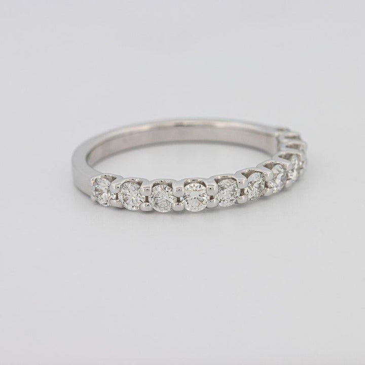 11 Half Round Floating Eternity band - ZIZOV DIAMONDS