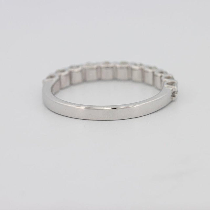 11 Half Round Floating Eternity band - ZIZOV DIAMONDS