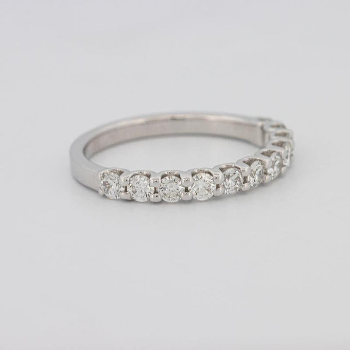 11 Half Round Floating Eternity band - ZIZOV DIAMONDS