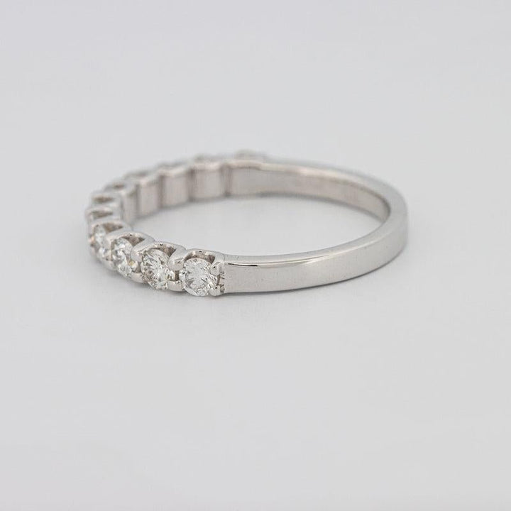 11 Half Round Floating Eternity band - ZIZOV DIAMONDS