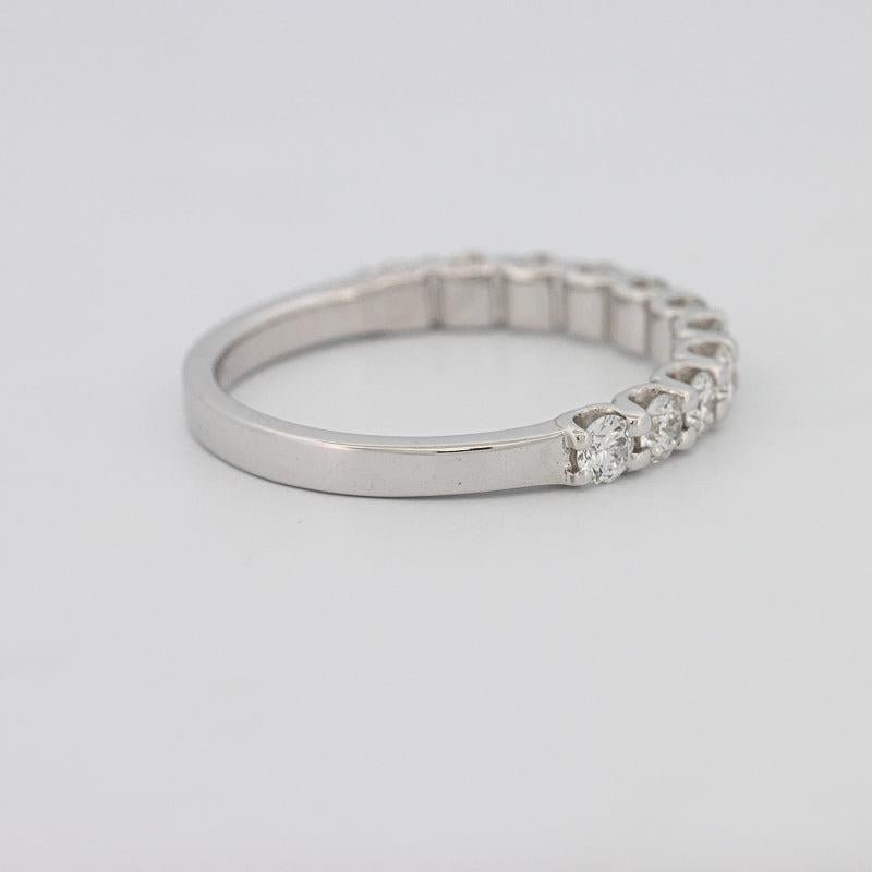 11 Half Round Floating Eternity band - ZIZOV DIAMONDS