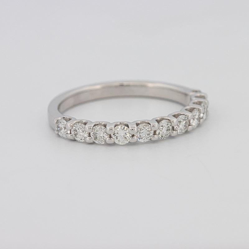 11 Half Round Floating Eternity band - ZIZOV DIAMONDS