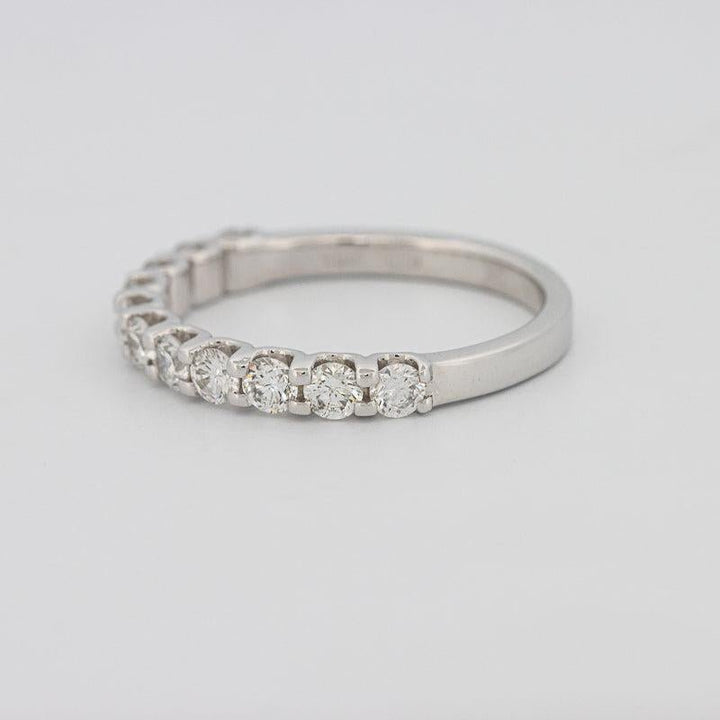 11 Half Round Floating Eternity band - ZIZOV DIAMONDS