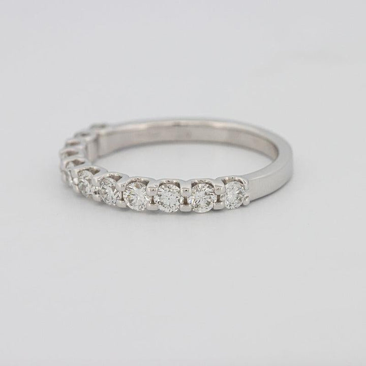 11 Half Round Floating Eternity band - ZIZOV DIAMONDS