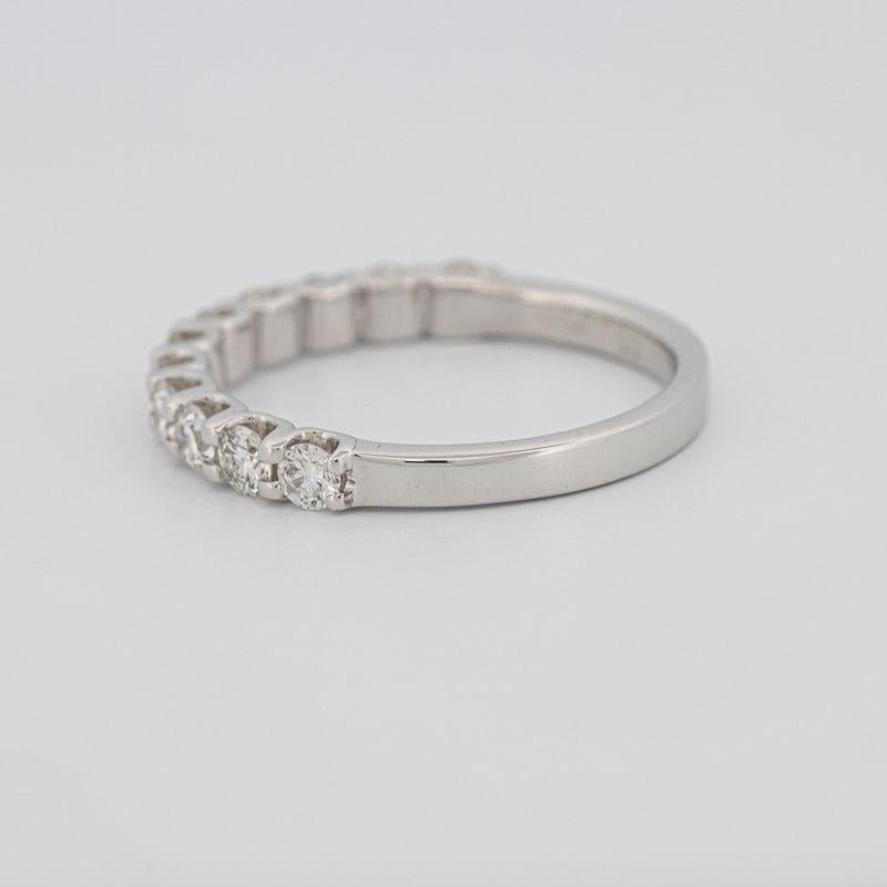 11 Half Round Floating Eternity band - ZIZOV DIAMONDS