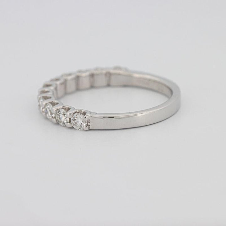 11 Half Round Floating Eternity band - ZIZOV DIAMONDS
