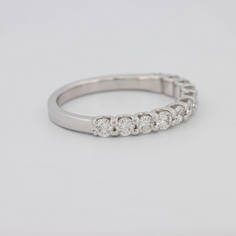 11 Half Round Floating Eternity band - ZIZOV DIAMONDS